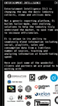Mobile Screenshot of entertainment-intelligence.com